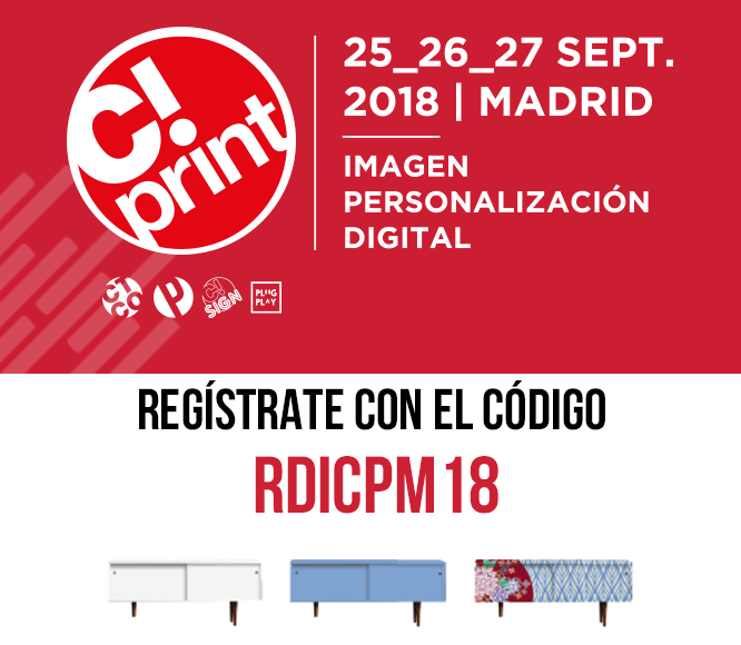 Salón Cprint! Madrid 25, 26 y 27 de septiembre de 2018 en el Pabellón de Cristal de Madrid